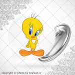 پیکسل کارتونی طرح tweety